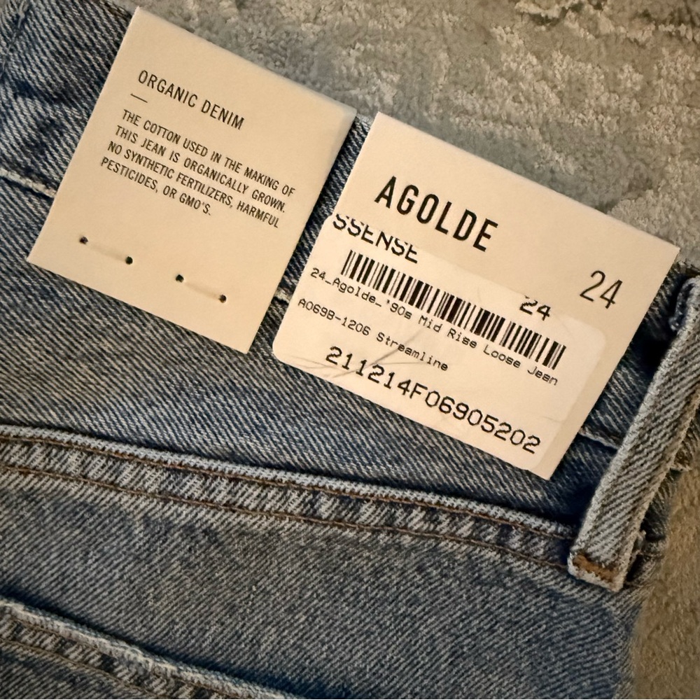 Agolde 90’s Loose Jeans NWT - Picture 7 of 11